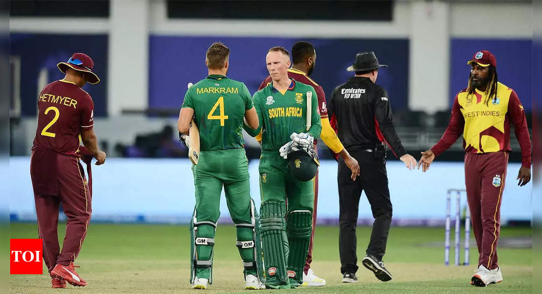 T20 World Cup: South Africa dodge controversy to thump West Indies