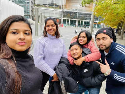Indian Idol 12’s Pawandeep Rajan, Arunita Kanjilal, Sayli Kamble and Mohd. Danish are off to London for their first international tour; see pics