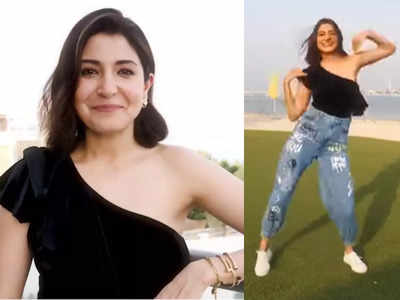 Anushka Sharma takes Badshah's Jugnu challenge! Check out her viral dance video