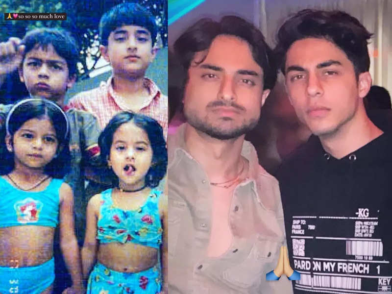 Aryan Khan's cousins Arjun, Alia Chhiba share pictures with him after court grants bail