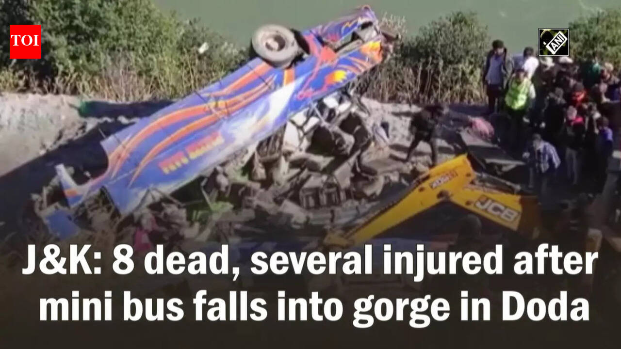 J&K: 8 dead, several injured after mini bus falls into gorge in Doda
