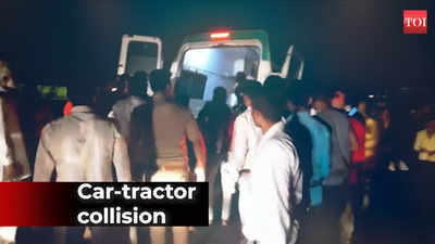 Uttar Pradesh: Five killed in car-tractor collision in Kushinagar