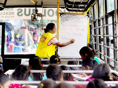 Odisha: School-on-wheels for tribal students