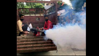 Fogging underway in Jaipur
