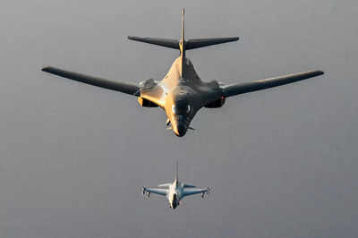 American B-1B Bomber Flies Over Mideast Amid Iran Tensions - Times Of India