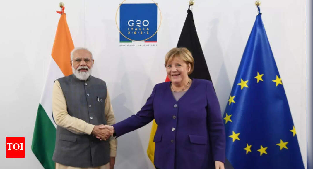 PM Modi holds extensive deliberations on bilateral relations with German Chancellor Merkel