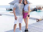 Arbaaz Khan and his girlfriend Giorgia Andriani are painting Insta blue with their lovely pictures from Maldives getaway