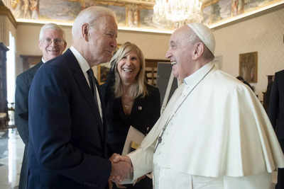 Joe Biden chokes up as he praises Pope Francis for his friendship