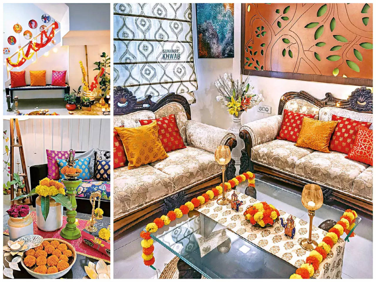 10+ Easy Last-minute Diwali Decoration Ideas for Home | Livspace