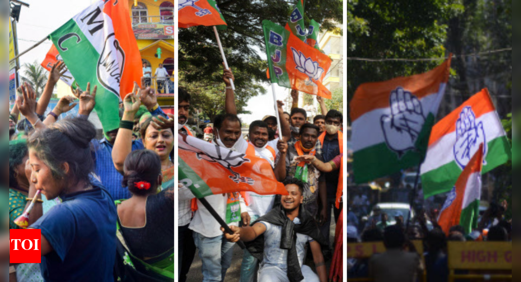 Bypoll battle: TMC sweeps Bengal, BJP+ Assam, Congress Himachal