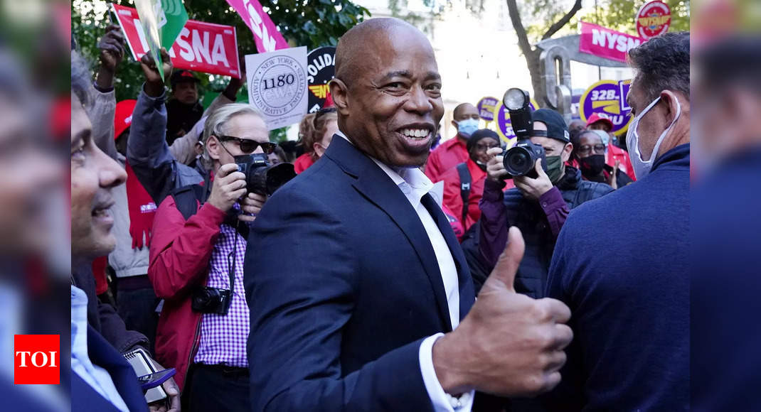 Democrat Eric Adams Wins New York City Mayoral Election - Times Of India