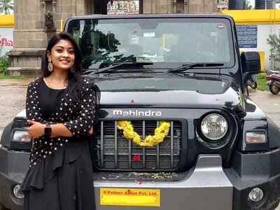 Ammu Abhirami buys her dream car