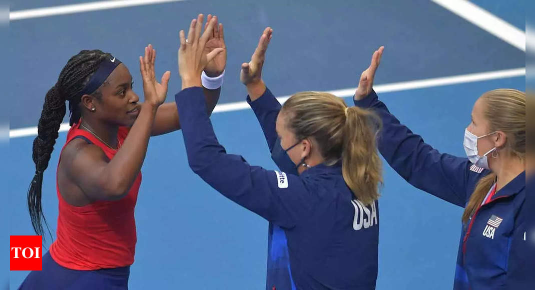 Spojené štáty americké porazili Španielsko a v semifinále Pohára Billie Jean Kingovej proti Rusku |  tenisové novinky