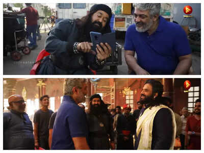 Watch: When Ajith Kumar paid a surprise visit on the sets of ‘Marakkar: Arabikkadalinte Simham’