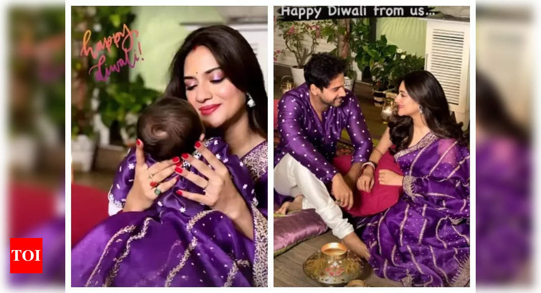 Nusrat Jahan shares first picture of her baby boy, celebrates Diwali ...