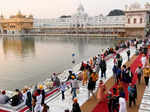 Devotees visit Golden Temple on Bandi Chhor Divas and Diwali