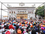 Devotees visit Golden Temple on Bandi Chhor Divas and Diwali