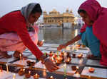 Devotees visit Golden Temple on Bandi Chhor Divas and Diwali