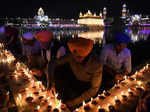 Devotees visit Golden Temple on Bandi Chhor Divas and Diwali