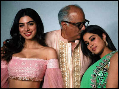 Janhvi Kapoor drops beautiful family pictures on Khushi's birthday with dad Boney Kapoor