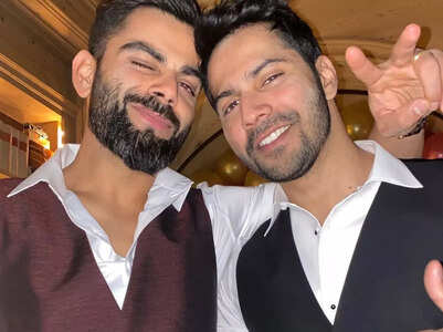 Varun drops a cool pic with b'day boy Virat