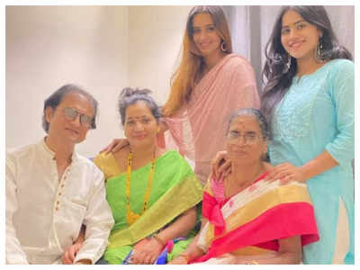 Shivani Surve wishes her fans 'Happy Diwali' with an adorable family picture