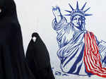 Anti-US graffiti still covers American embassy in Tehran