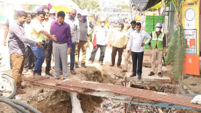 Tirupati: Municipal commissioner PS Girisha directs officials to speed-up underground drainage works in temple city