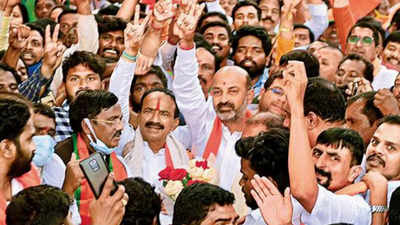 Telangana: High on Huzurabad win, BJP plans protest rallies | Hyderabad ...