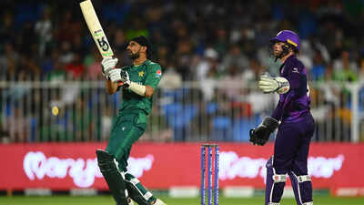 T20 World Cup: Shoaib Malik blasts 18-ball 54 as Pakistan score 189/4 | Cricket News - Times of India