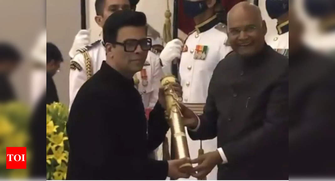 Karan Johar dihormati dengan Penghargaan Padma Shri yang bergengsi di New Delhi |  Berita Film Hindi