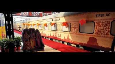 Ramayana Circuit train reaches Ayodhya