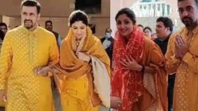 Raj Kundra makes first public appearance with wife Shilpa Shetty Kundra after getting bail in pornography case