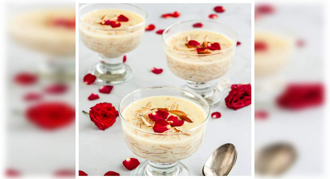 Gulab Seviyan Kheer Recipe How To Make Gulab Seviyan Kheer At Home Homemade Gulab Seviyan