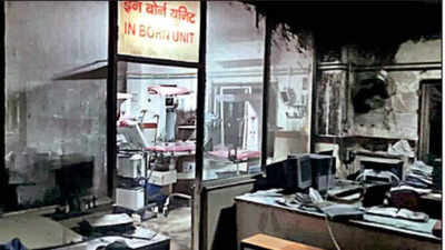 Heads roll after death of kids in MP hospital fire