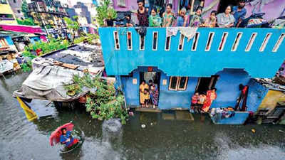 Chennai reels under heavy rain, depression to cross coast today