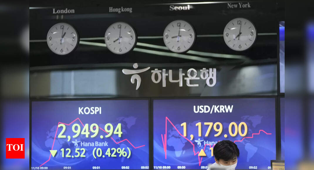 Asian markets fluctuate as inflation remains in focus - Times of India