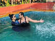 
Sugandha Mishra and Dr. Sanket Bhosale have fun in the pool; see their vacay pics

