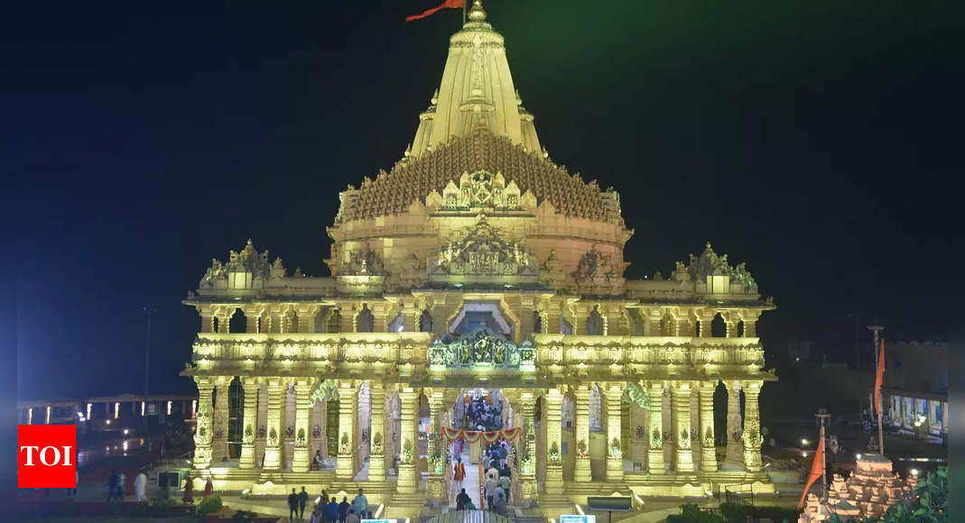 Gujarat: Somnath temple witnessed heavy rush during Diwali holidays, 1. ...