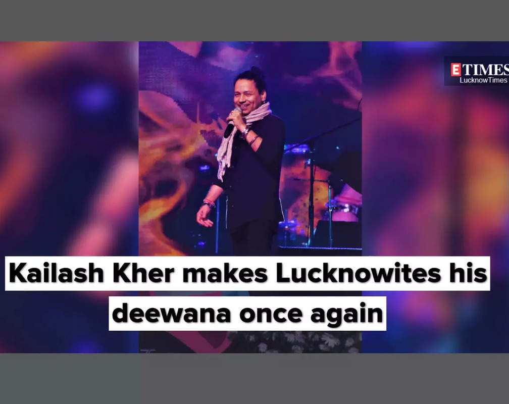 
Kailash Kher makes Lucknowites his deewana once again
