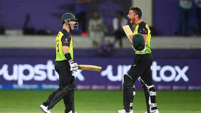 Dwell mosaik at tilføje Pakistan vs Australia T20 2021: Australia beat Pakistan to set up final  clash with New Zealand | Cricket News - Times of India