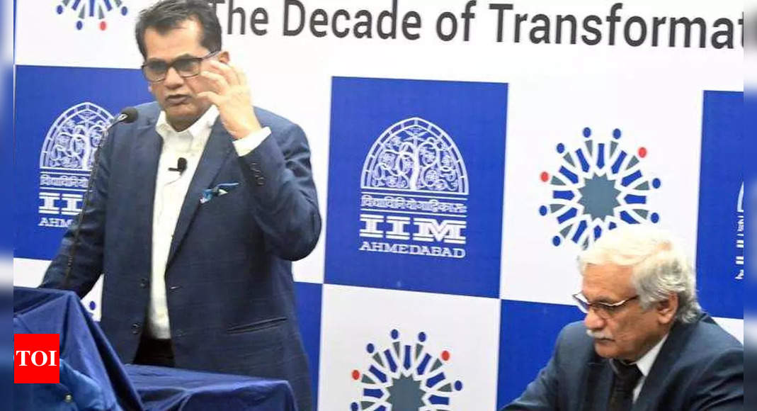 Digitization Key To Indias Future Amitabh Kant Ahmedabad News Times Of India 