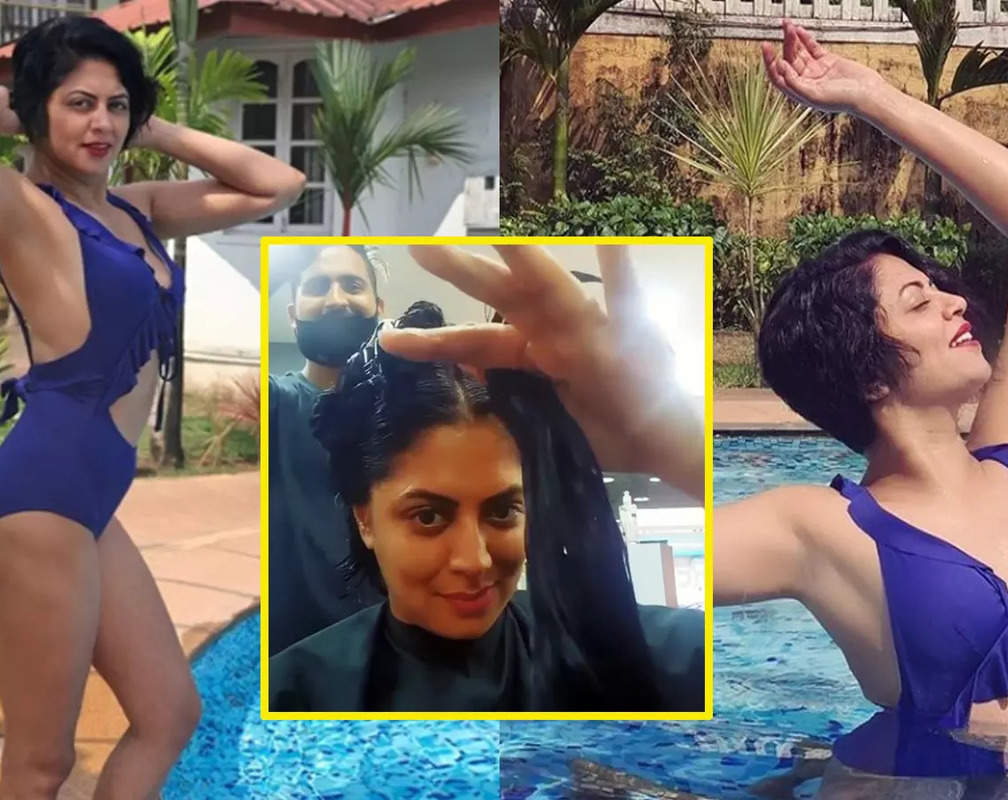 
Kavita Kaushik flaunts her new look in blue monokini after donating hair for a noble cause, fans shower love on FIR's Chandramukhi Chautala
