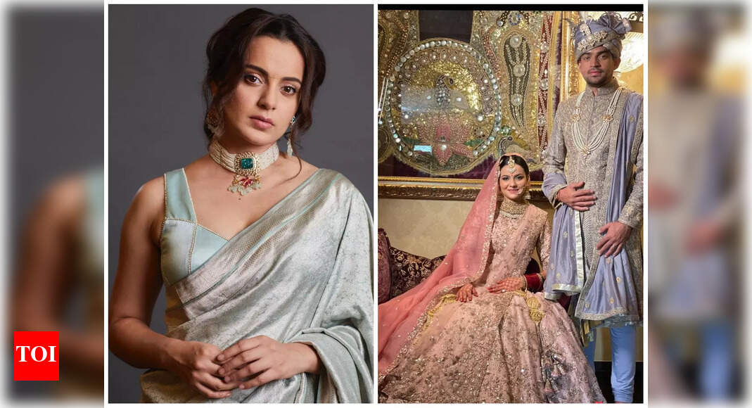 Kangana Ranaut wishes brother Aksht and sister-in-law Ritu on their ...