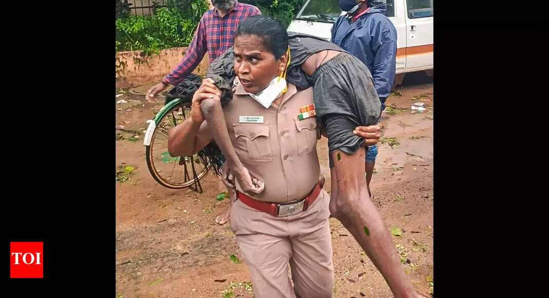 Man saved by brave Chennai woman cop dies at hospital