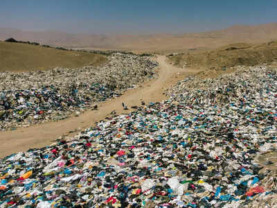 Chile's desert dumping ground for fast fashion leftovers - Times of India