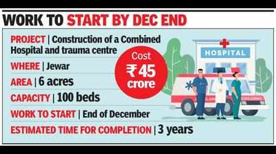 Jewar is likely to get 100-bed govt hospital by 2024