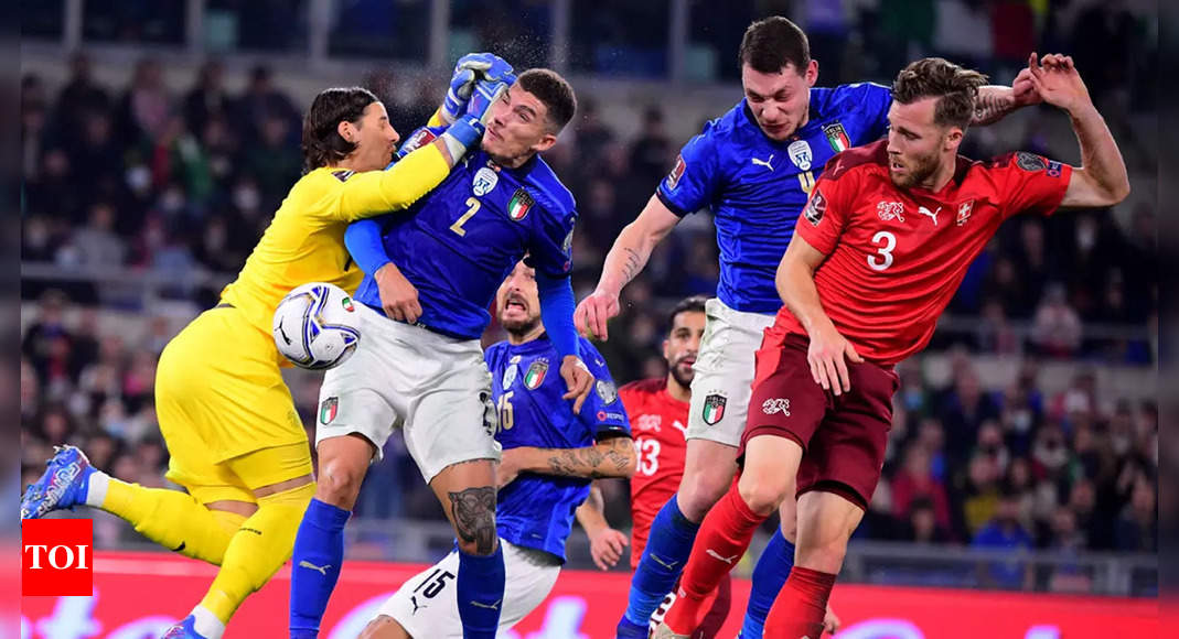 Italia bermain imbang 1-1 dengan Swiss untuk membuat posisi teratas masih diperebutkan |  Berita Sepak Bola