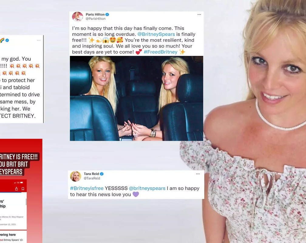 
As Britney Spears gets freedom from 13-year-long conservatorship, Sophie Turner, Paris Hilton, Jameela Jamil and others cheer for the pop star
