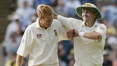 Shaun Pollock and Allan Donald (Getty Images file photo)